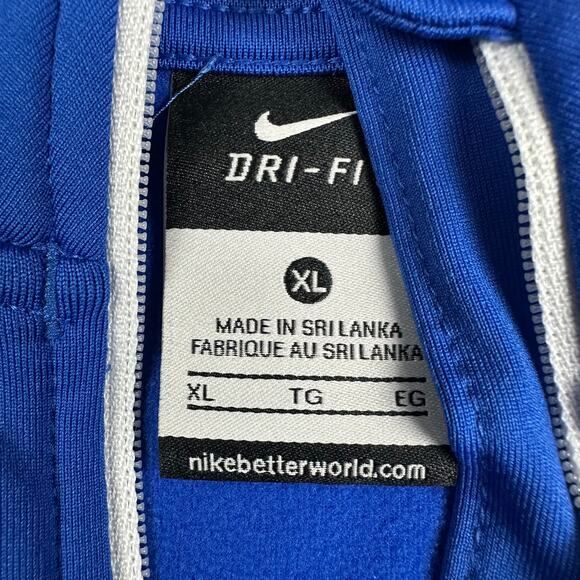 Kentucky Wildcats (UK) Shirt Womens XL Blue Quarter Zip Pullover Dri-FIT Nike T - Picture 3 of 9